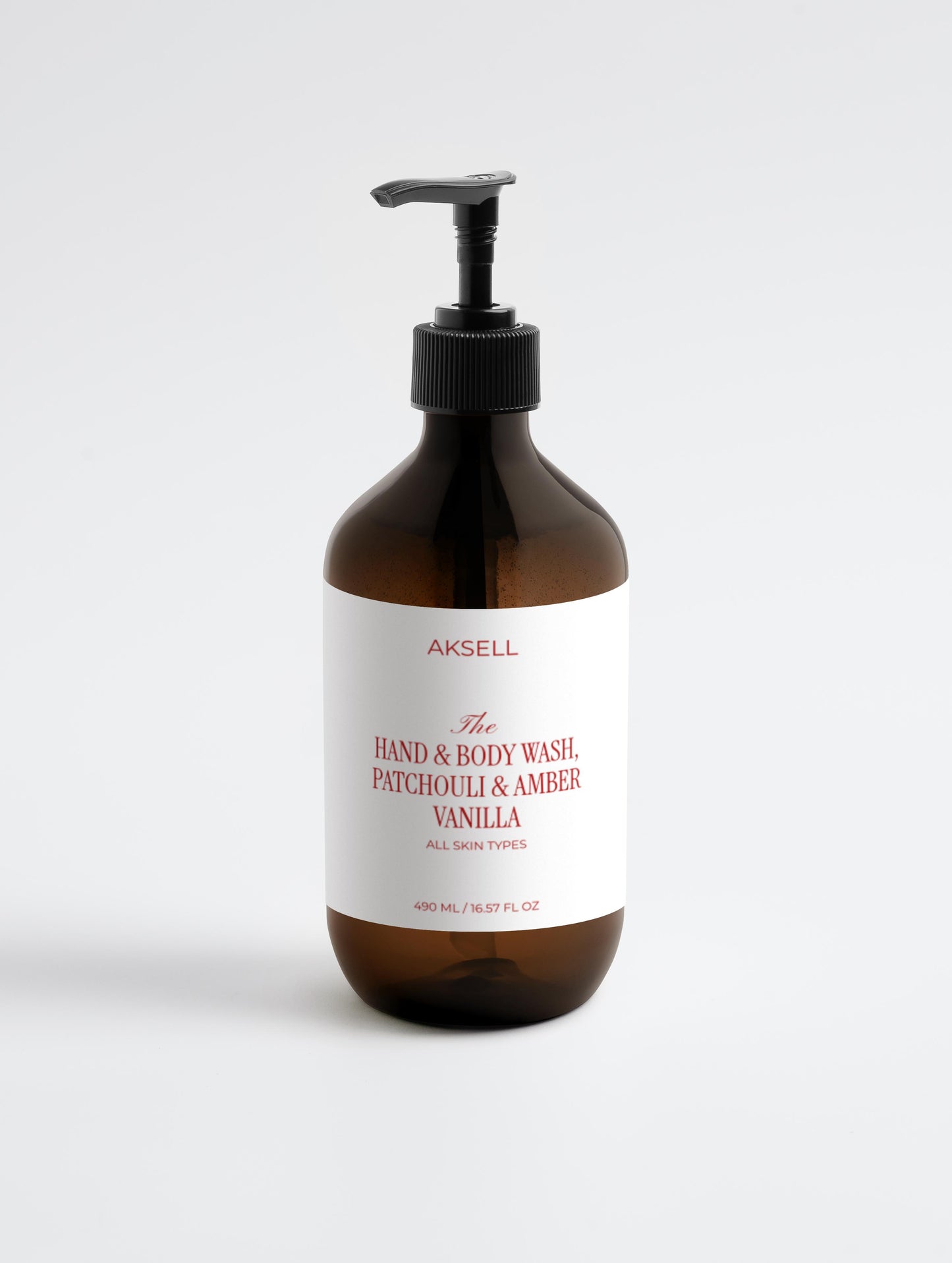 Hand & Body Wash, Patchouli & Amber Vanilla Pink Edition