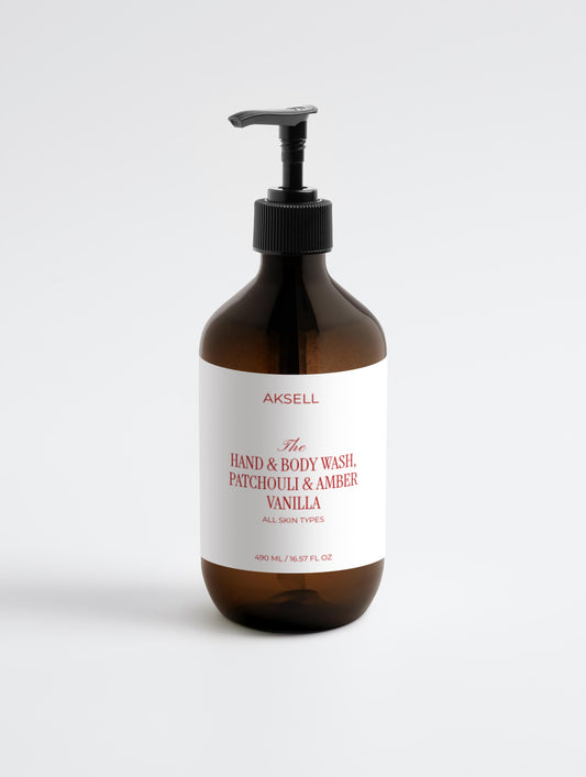 Hand & Body Wash, Patchouli & Amber Vanilla Pink Edition