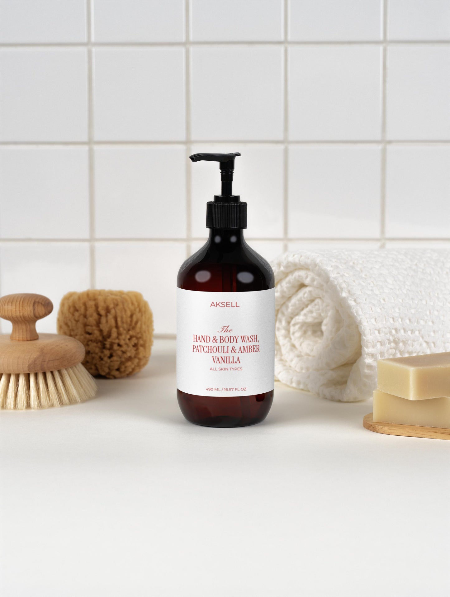 Hand & Body Wash, Patchouli & Amber Vanilla Pink Edition