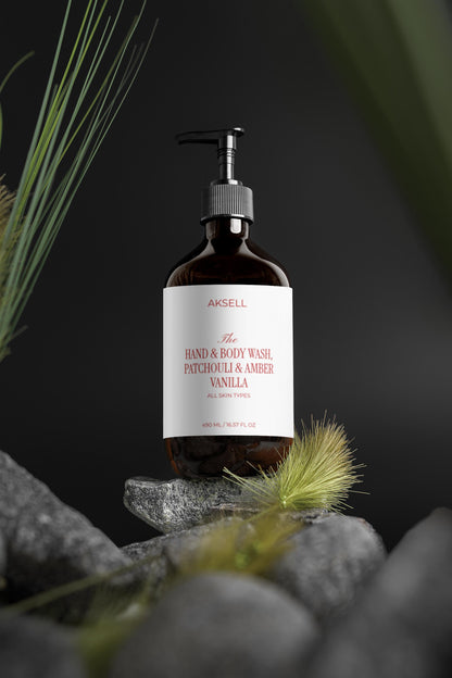 Hand & Body Wash, Patchouli & Amber Vanilla Pink Edition